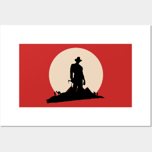 Sunset by the Desert - Indy - Funny Posters and Art